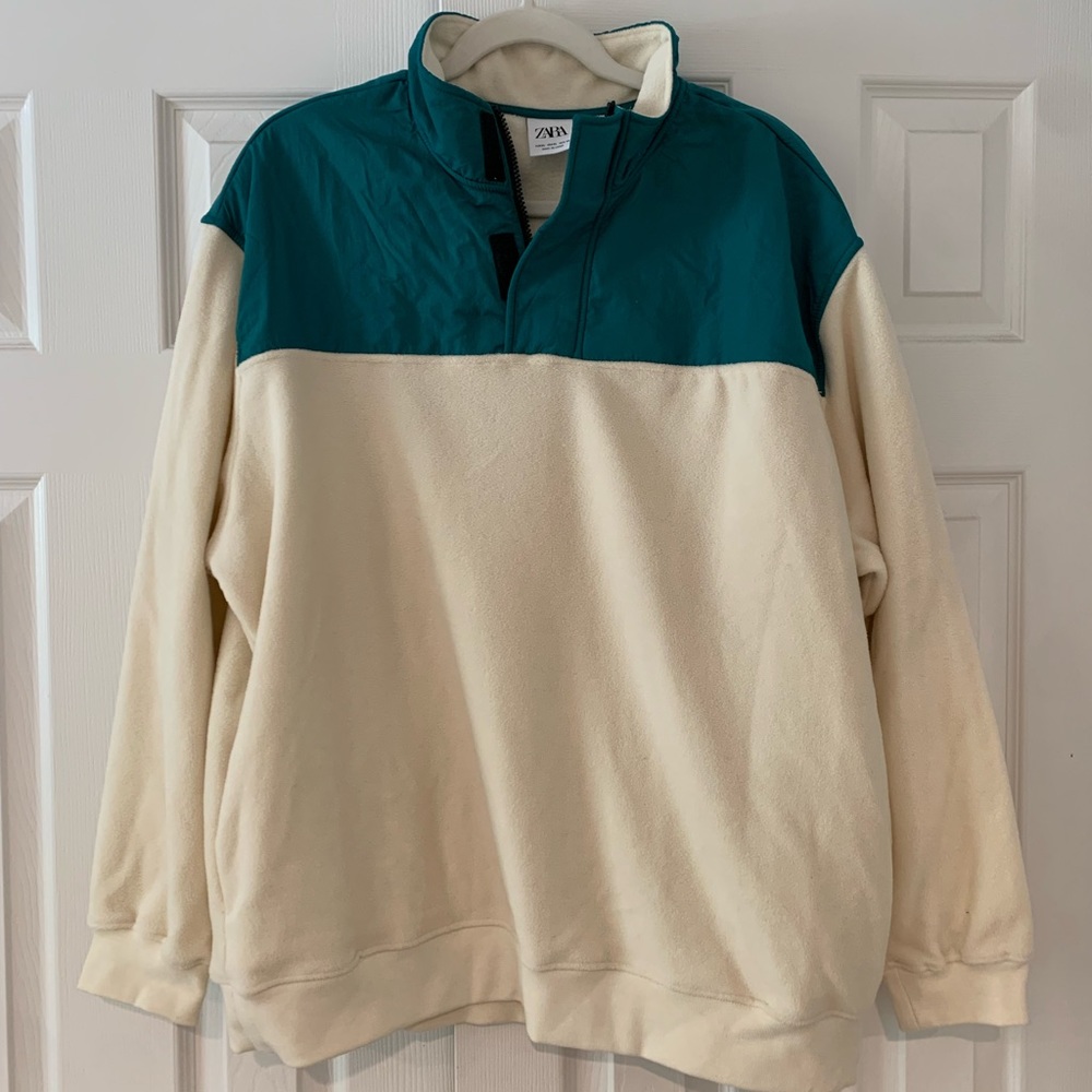 Zara fleece quarter zip